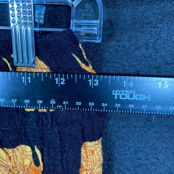 Harem Womens Pants Black Multi Elephant Lounge Boho Bohemian One Size - Picture 5 of 13